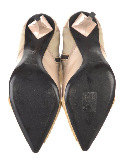 Louis Vuitton Satin Colorblock Pattern Sock Boots