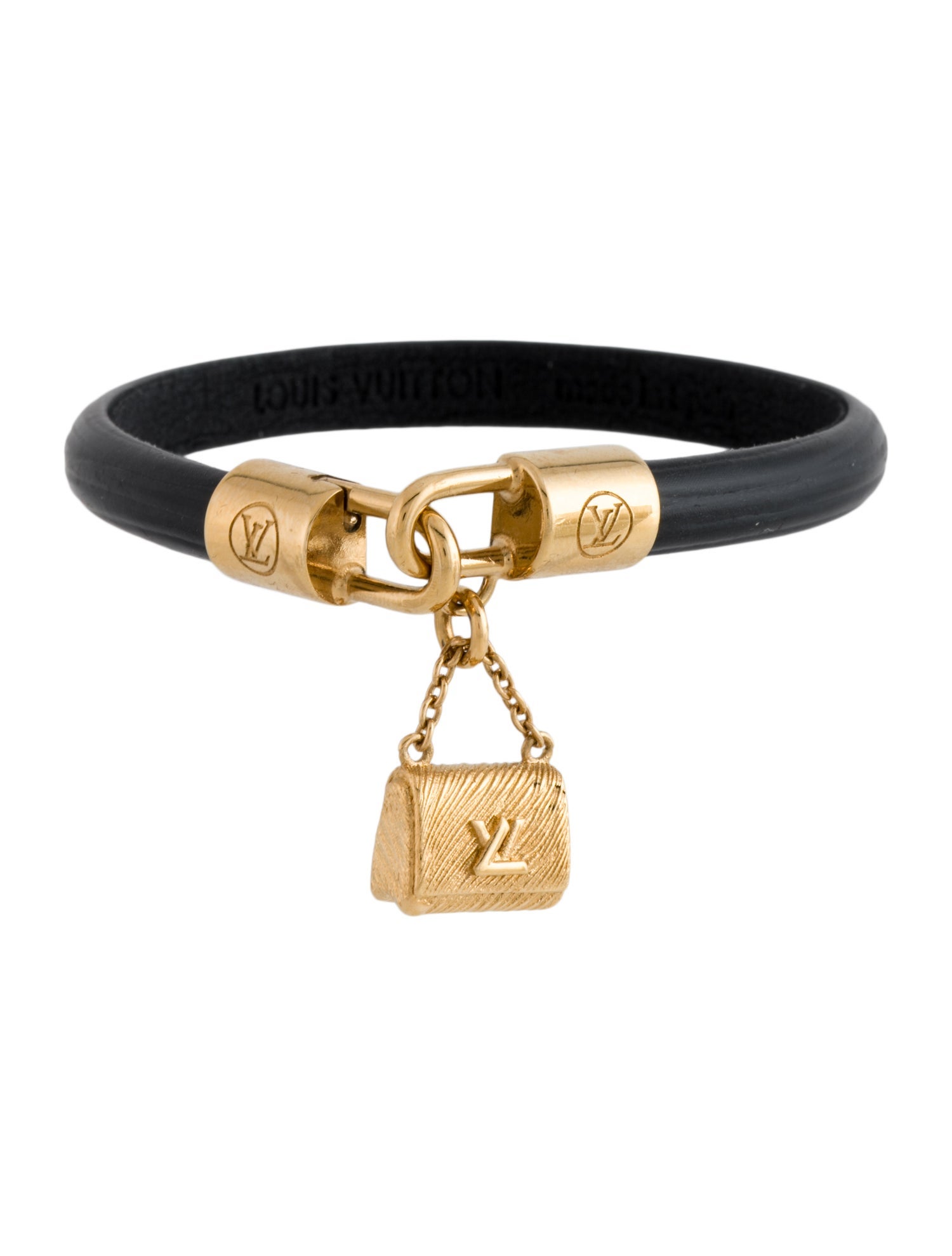 Louis Vuitton Leather Charm Bracelet