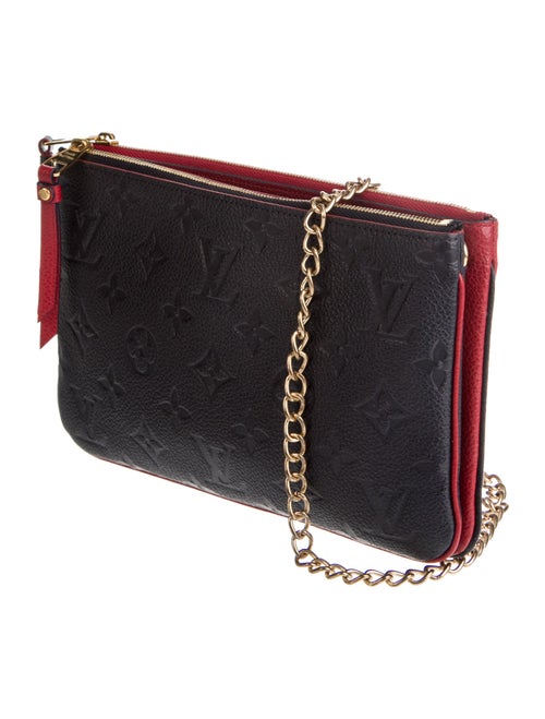 Louis Vuitton LV Monogram doble zip pochette