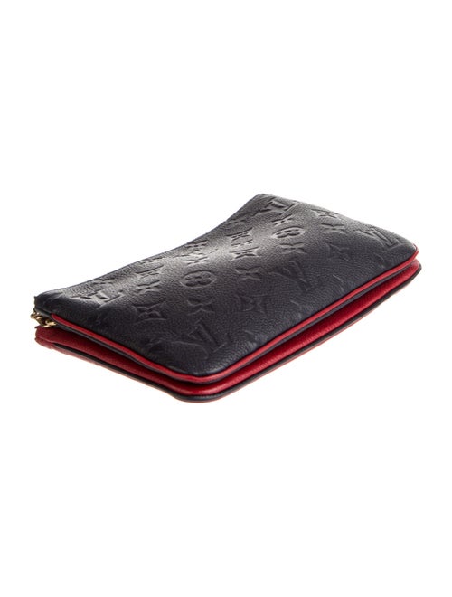 Louis Vuitton LV Monogram doble zip pochette