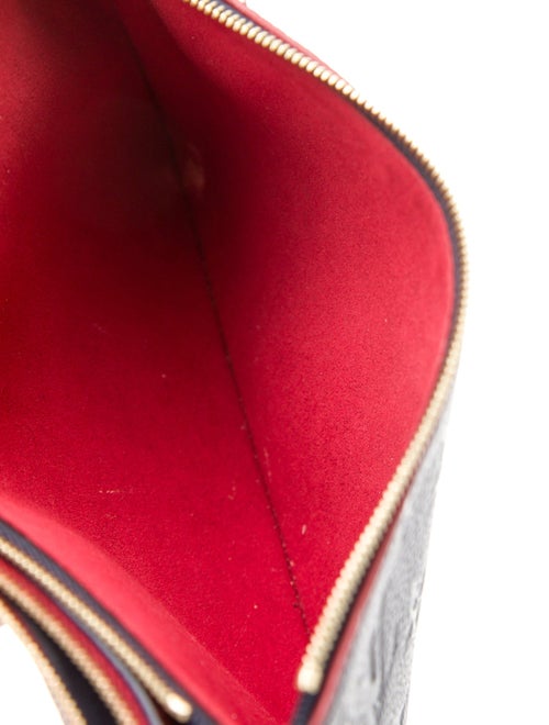 Louis Vuitton LV Monogram doble zip pochette