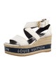 Louis Vuitton Leather Graphic Print Espadrilles