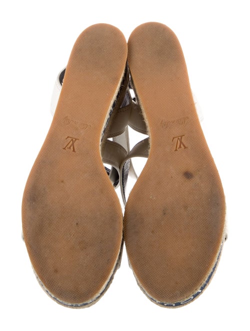 Louis Vuitton Leather Graphic Print Espadrilles