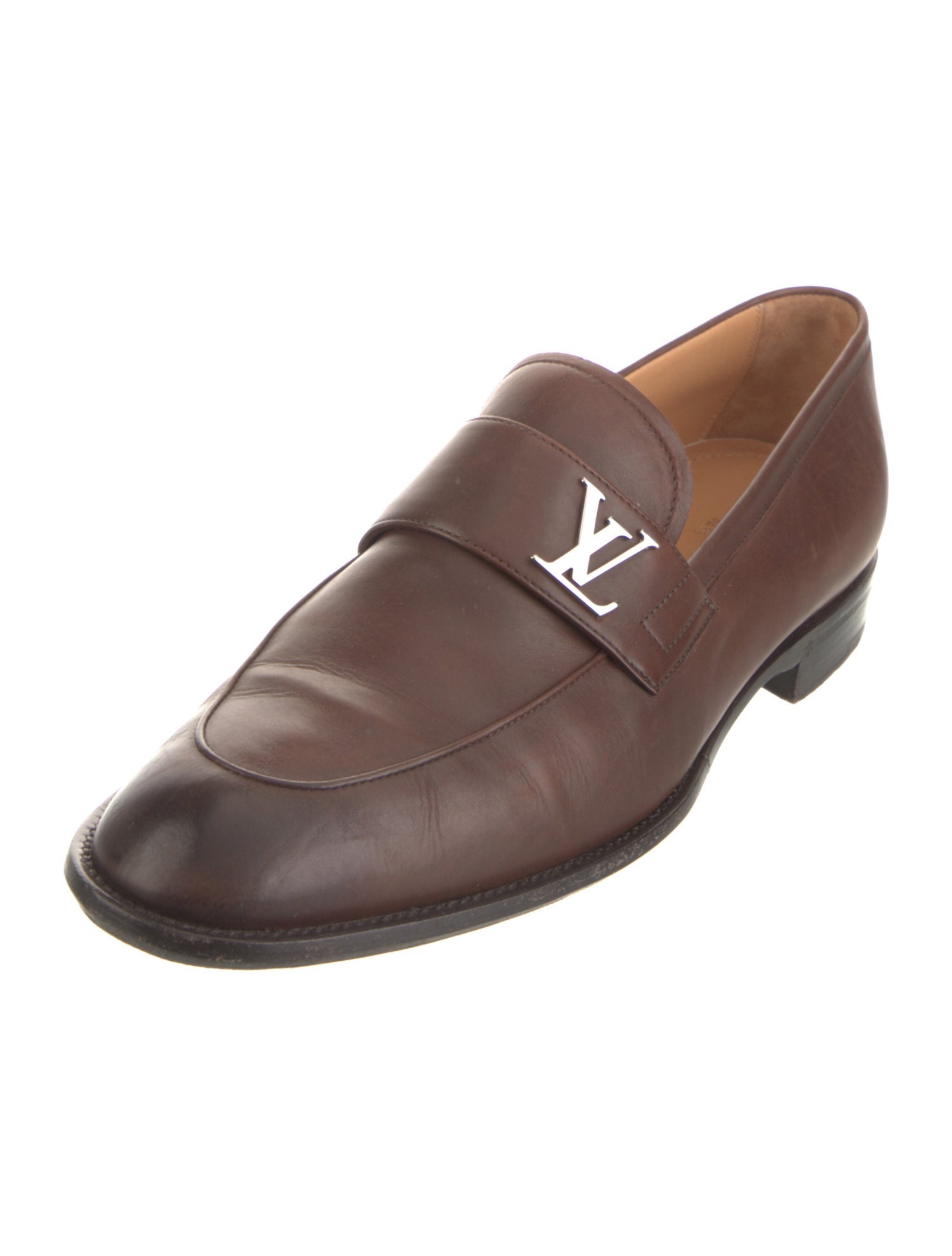 Louis Vuitton LV Monogram Leather Dress Loafers
