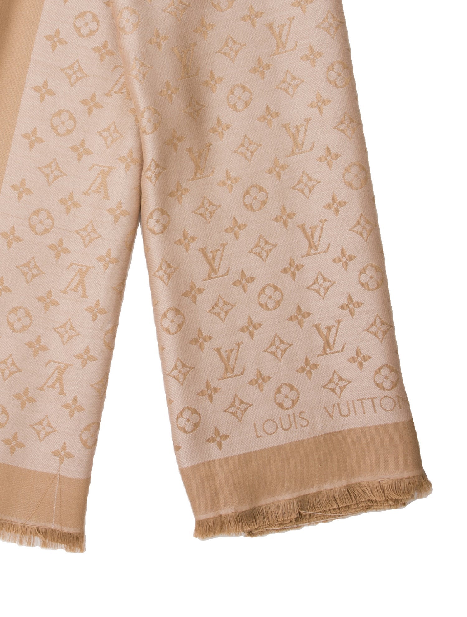 Louis Vuitton Silk LV Monogram Shawl