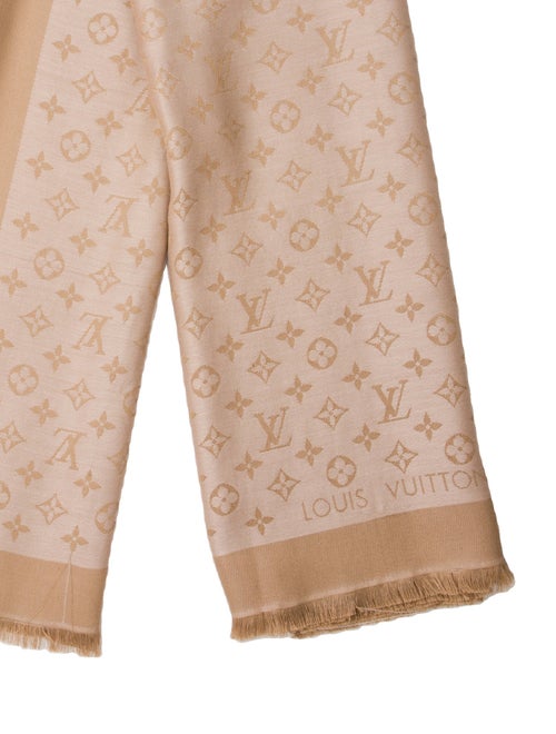 Louis Vuitton Silk LV Monogram Shawl