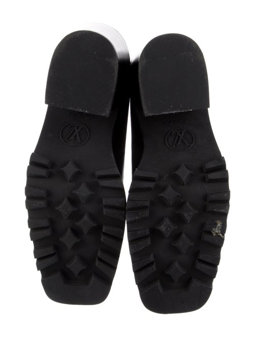 Louis Vuitton Leather Colorblock Pattern Chelsea Boots