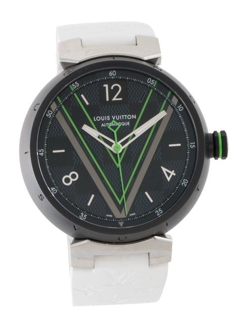 Louis Vuitton Tambour Damier Graphite Race Watch