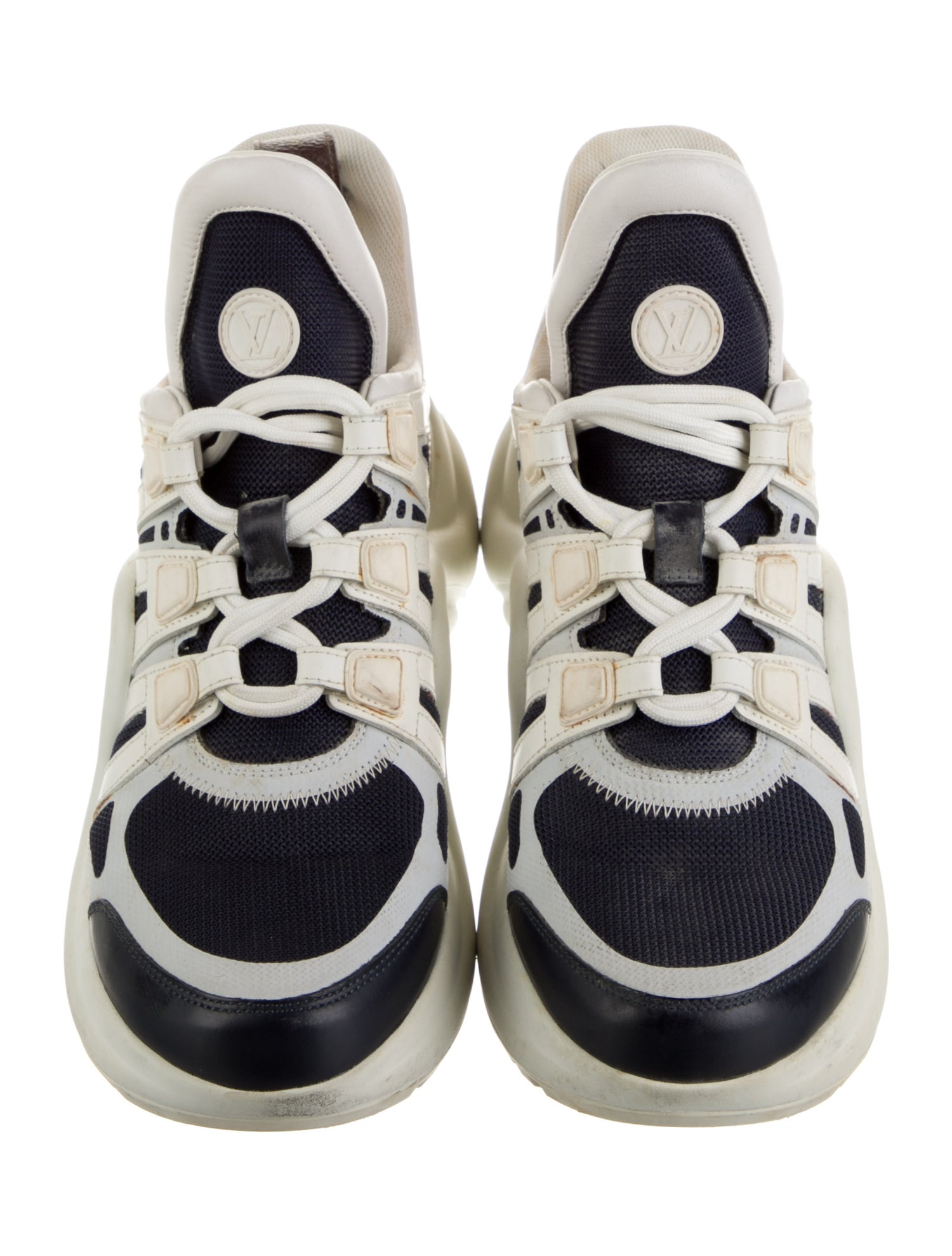 Louis Vuitton LV Monogram Leather Chunky Sneakers