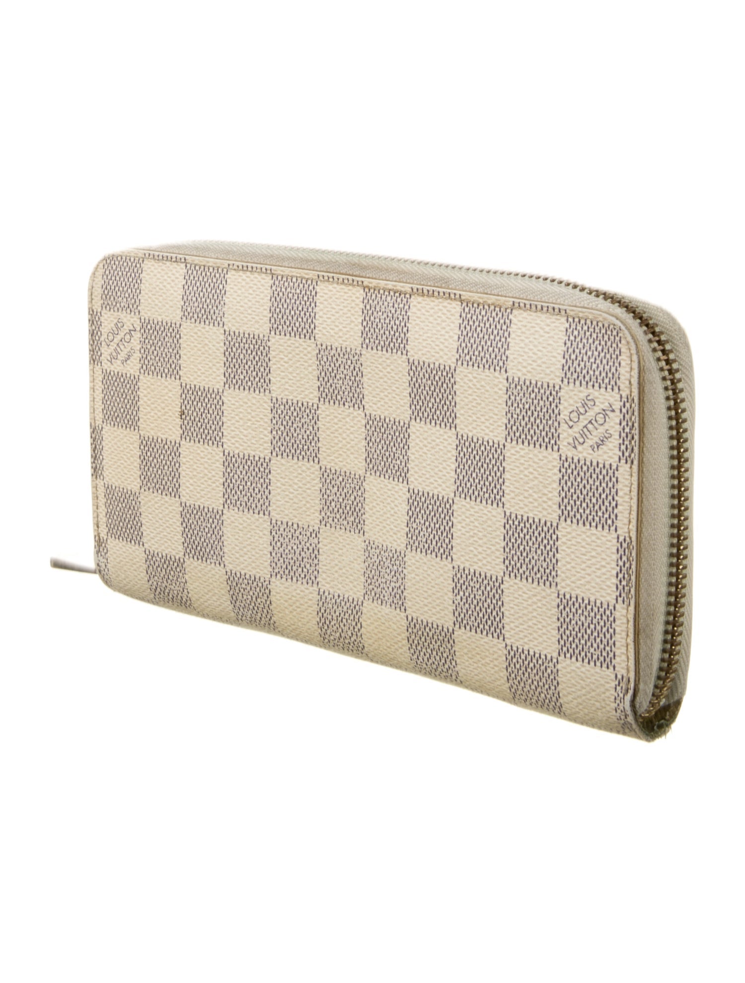 Louis Vuitton 2013 Damier Azur Pattern Zippy Wallet