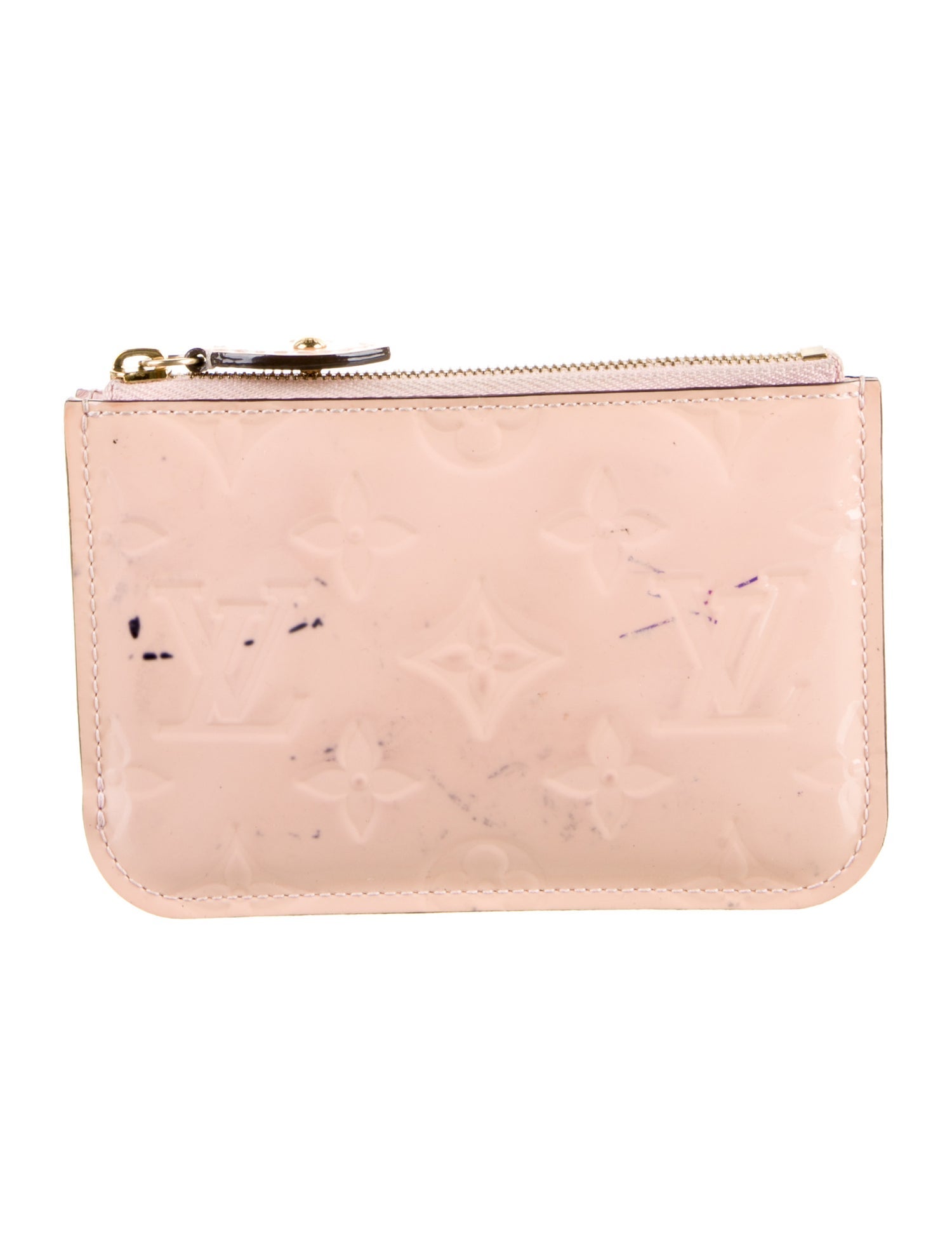 Louis Vuitton 2016 Vernis Rayures Pattern Key Holder