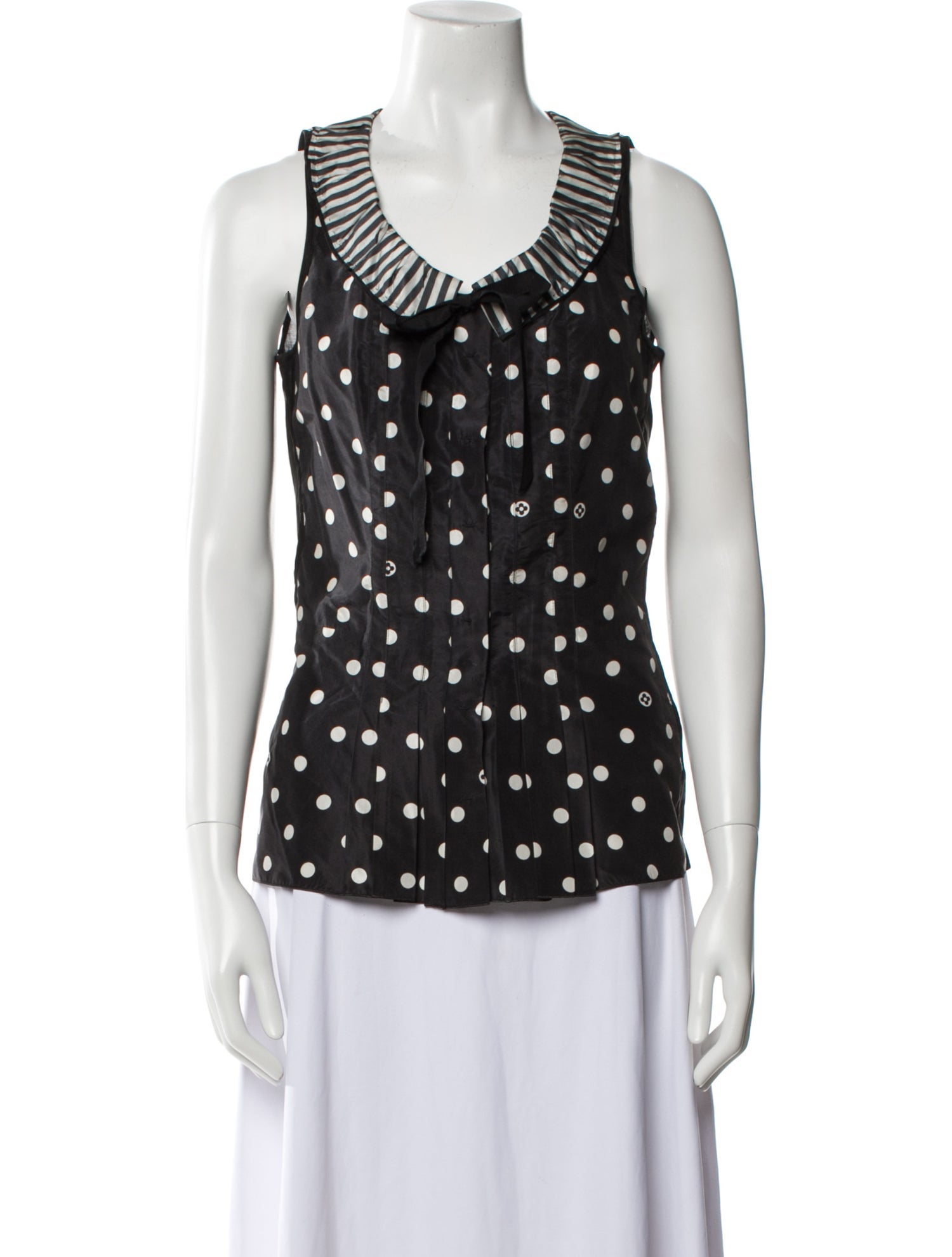 Louis Vuitton 2010 Polka Dot Top