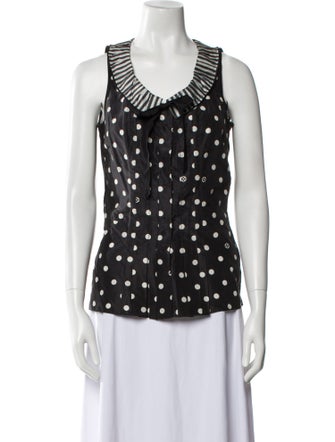 Louis Vuitton 2010 Polka Dot Top