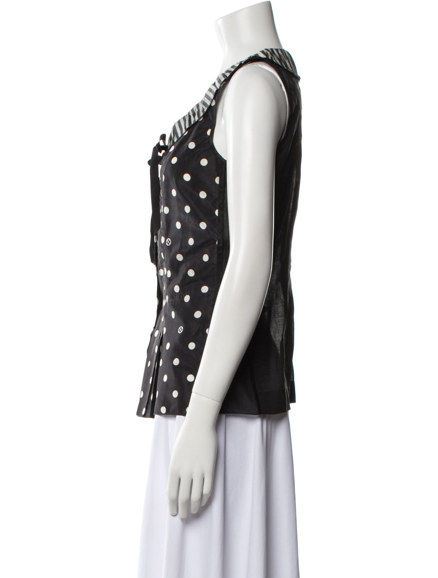 Louis Vuitton 2010 Polka Dot Top