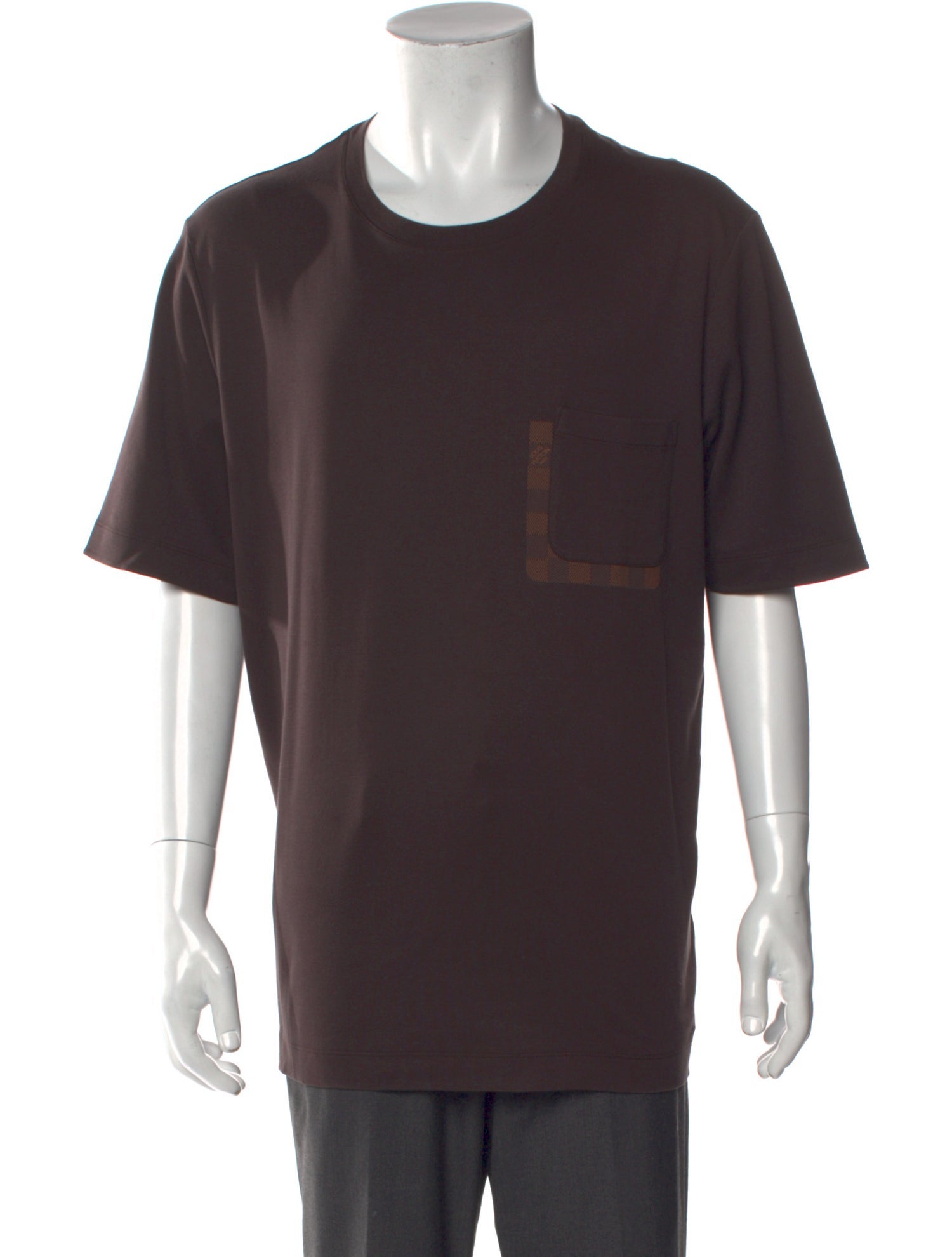 Louis Vuitton 2013 Damier Ebene Pattern T-Shirt