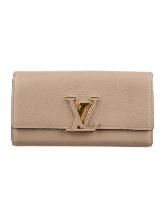 Louis Vuitton Taurillon Leather Capucines Wallet
