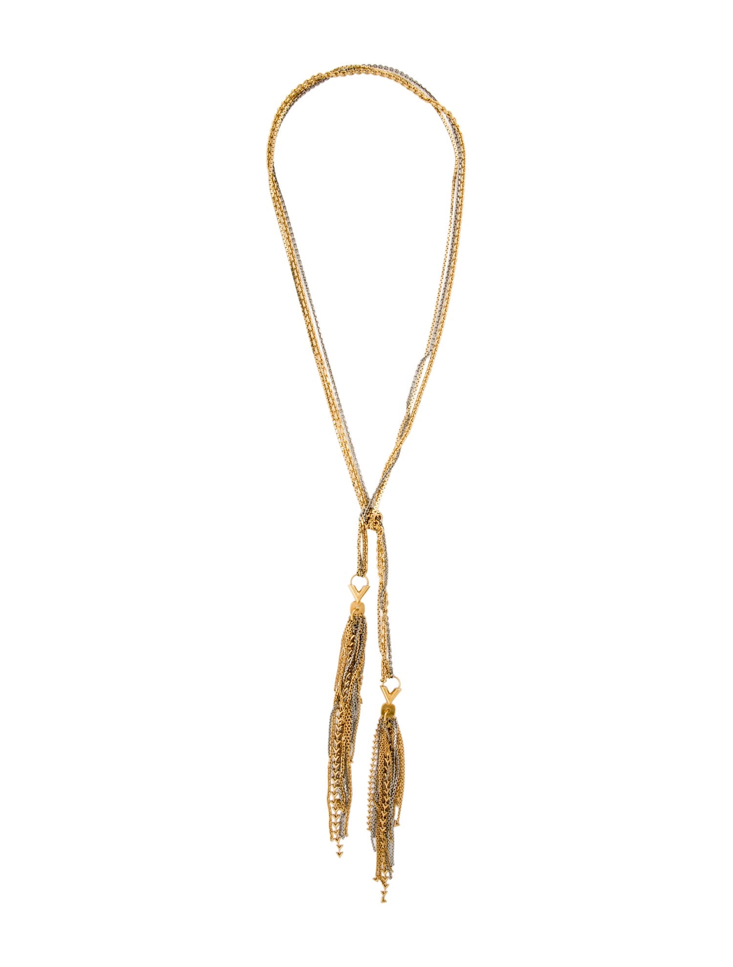 Louis Vuitton Tassel Lariat Necklace