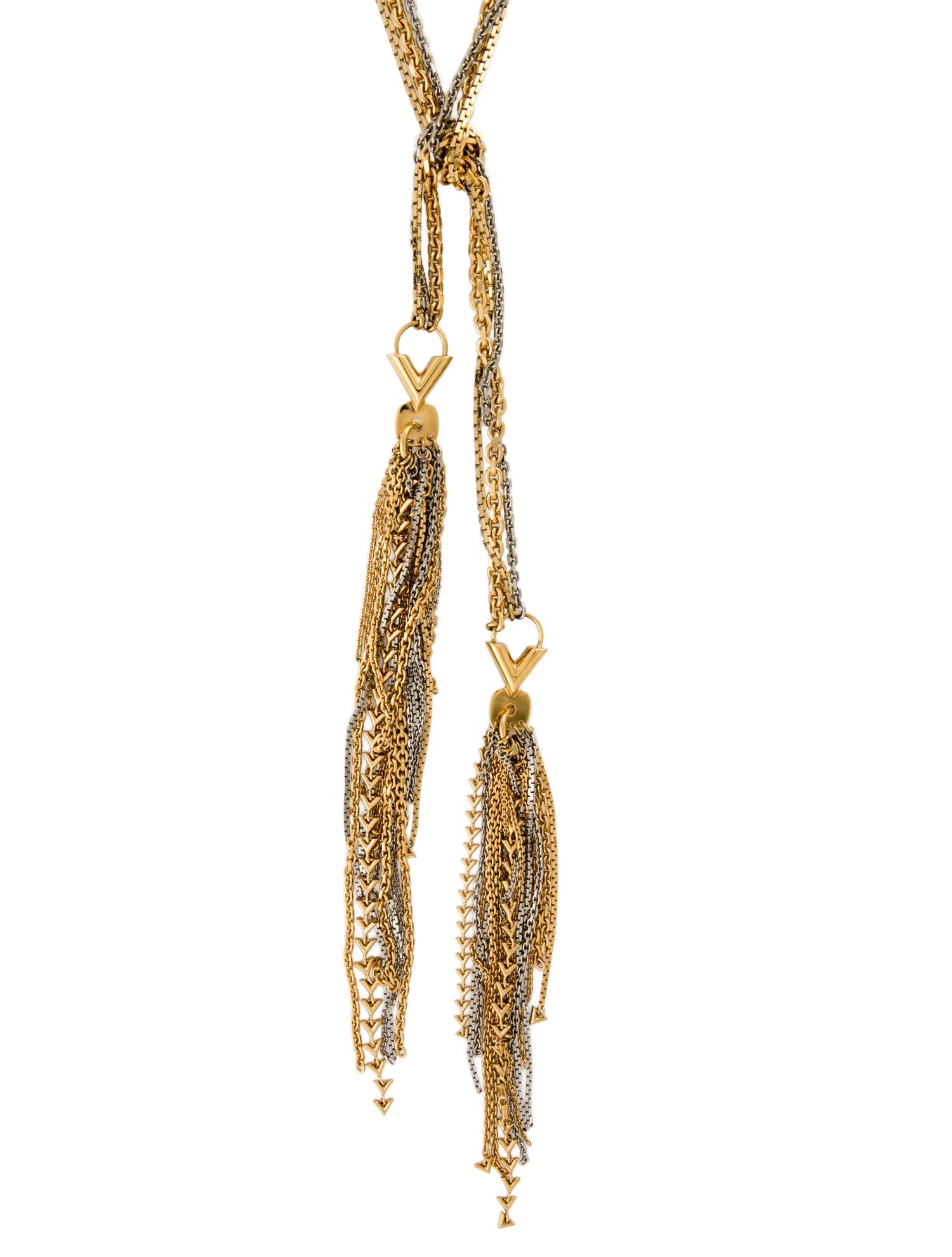 Louis Vuitton Tassel Lariat Necklace