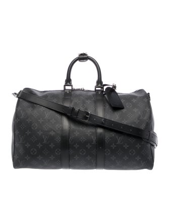 Louis Vuitton Monogram Eclipse Keepall Bandouliere 45