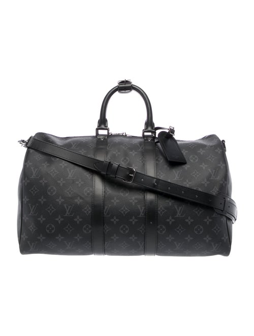 Louis Vuitton Monogram Eclipse Keepall Bandouliere 45