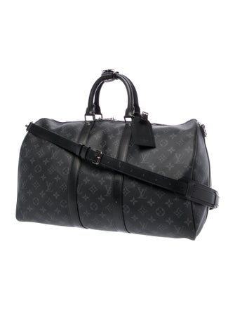 Louis Vuitton Monogram Eclipse Keepall Bandouliere 45