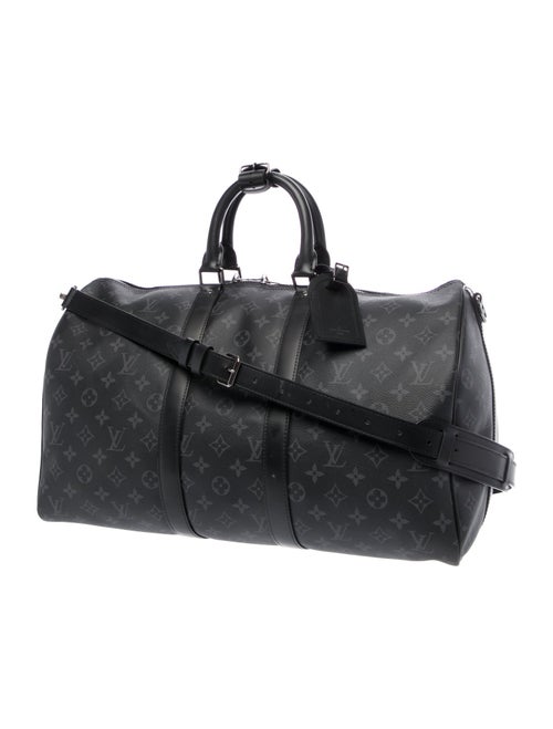 Louis Vuitton Monogram Eclipse Keepall Bandouliere 45