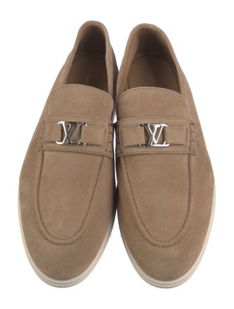 Louis Vuitton Suede Loafers
