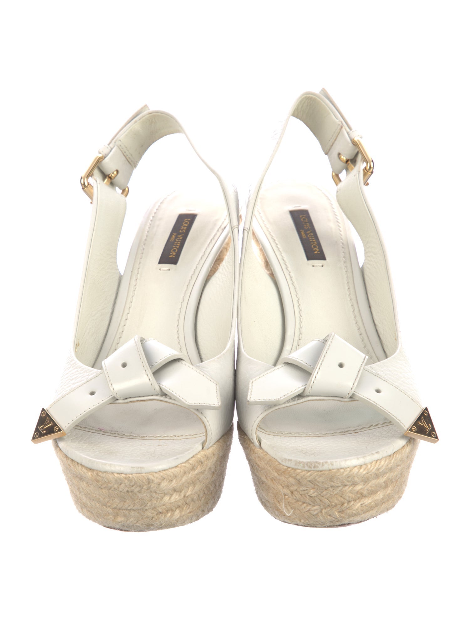 Louis Vuitton Leather Espadrilles