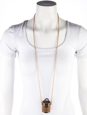 Louis Vuitton Reverse Monogram Bag Pendant Necklace