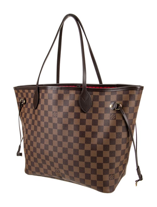 Louis Vuitton Damier Ebene Neverfull w/Pouch MM
