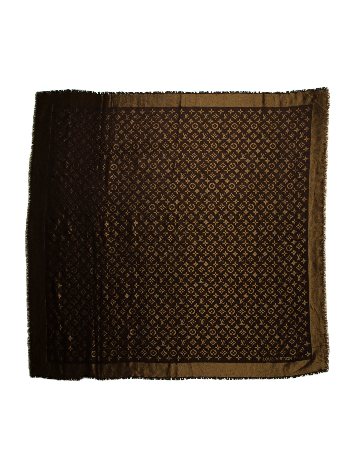 Louis Vuitton Silk LV Monogram Shawl