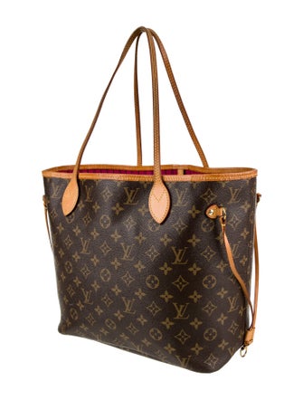 Louis Vuitton LV Monogram Neverfull W/ Pouch MM