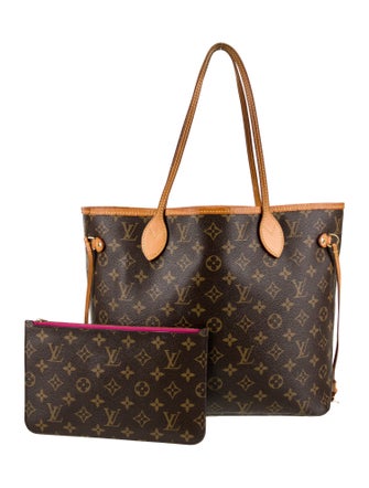 Louis Vuitton LV Monogram Neverfull W/ Pouch MM