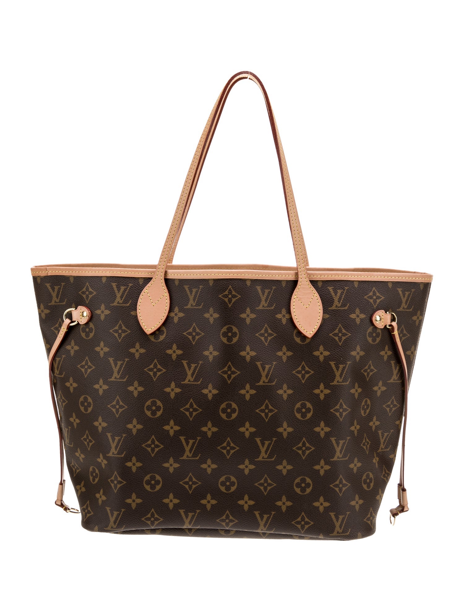 Louis Vuitton LV Monogram Neverfull w/Pouch MM