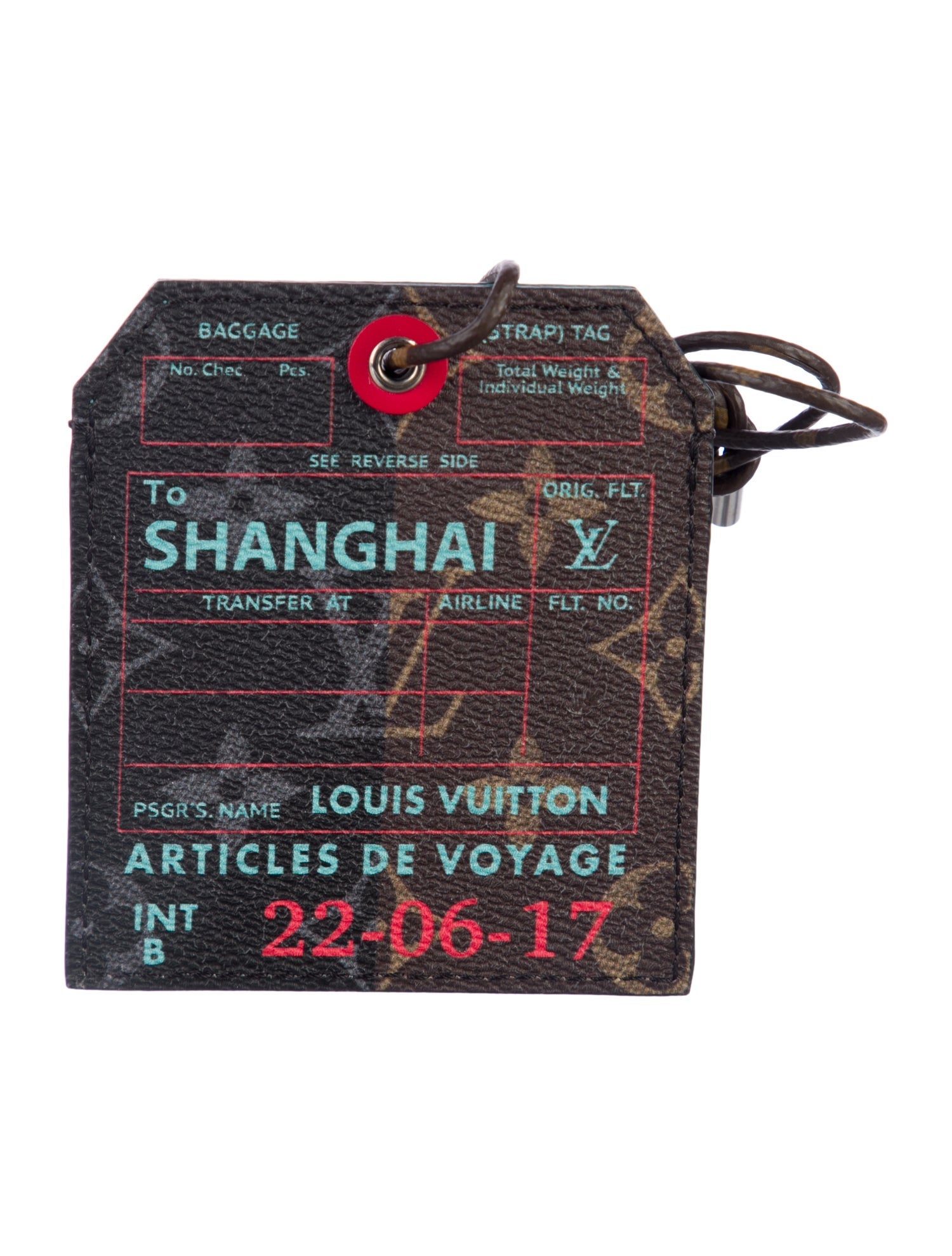 Louis Vuitton Shanghai Monogram Outdoor Name Tag