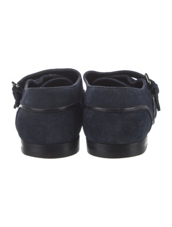 Louis Vuitton Suede Monk Straps