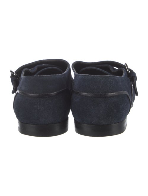 Louis Vuitton Suede Monk Straps