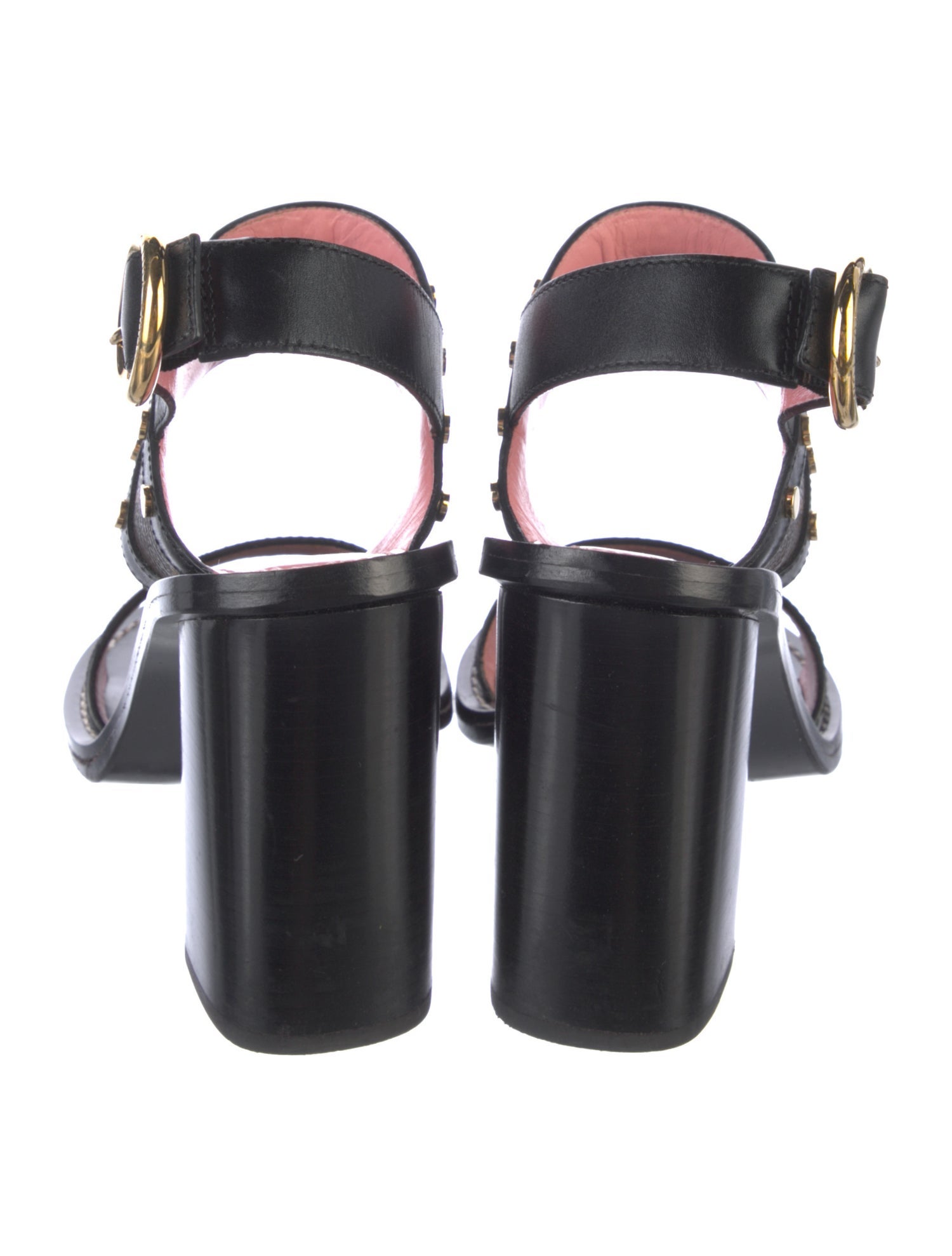 Louis Vuitton LV Monogram Leather Slingback Sandals