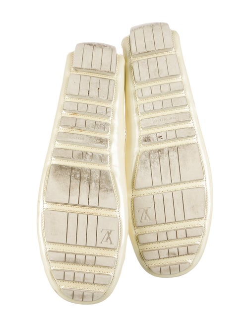 Louis Vuitton Patent Leather Colorblock Pattern Loafers