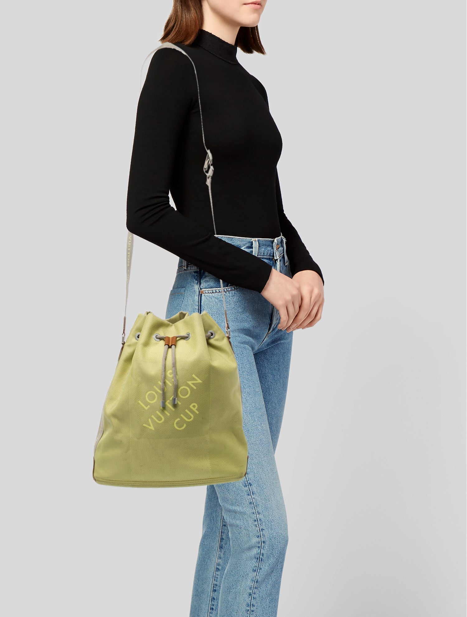 Louis Vuitton Canvas Damier Geant LV Cup Volunteer Bag