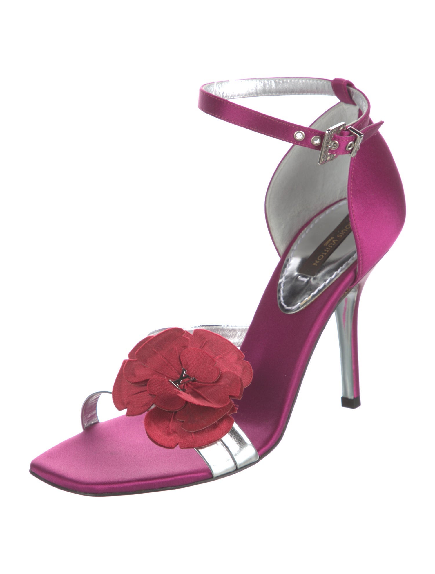 Louis Vuitton Satin Sandals