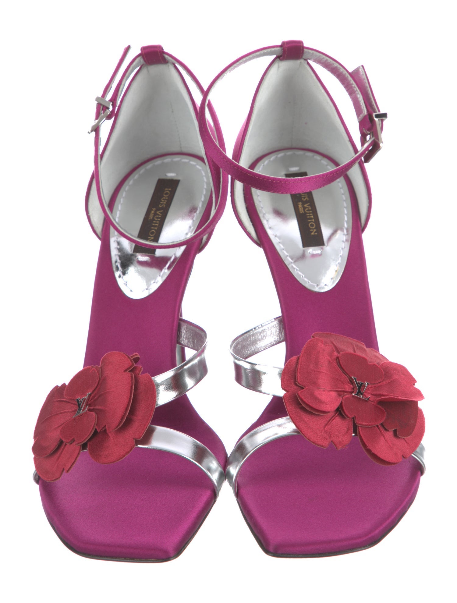 Louis Vuitton Satin Sandals