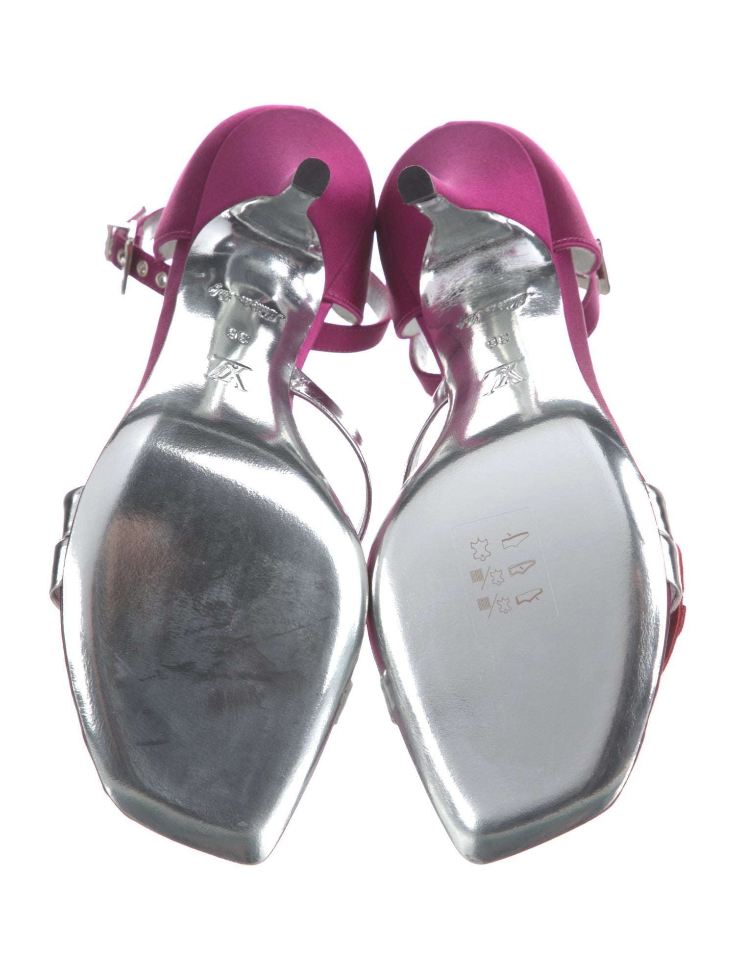 Louis Vuitton Satin Sandals