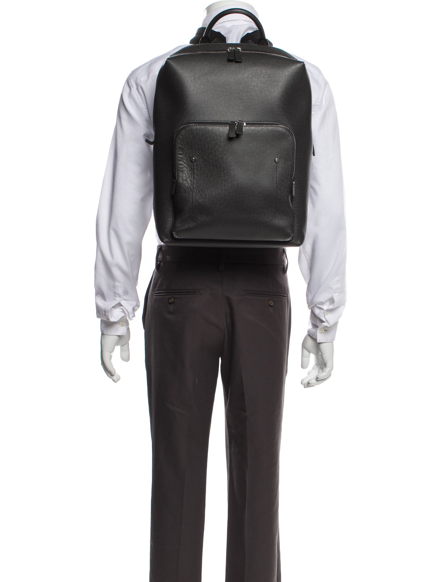 Louis Vuitton Taiga Leather Taiga Grigori Backpack Boreal