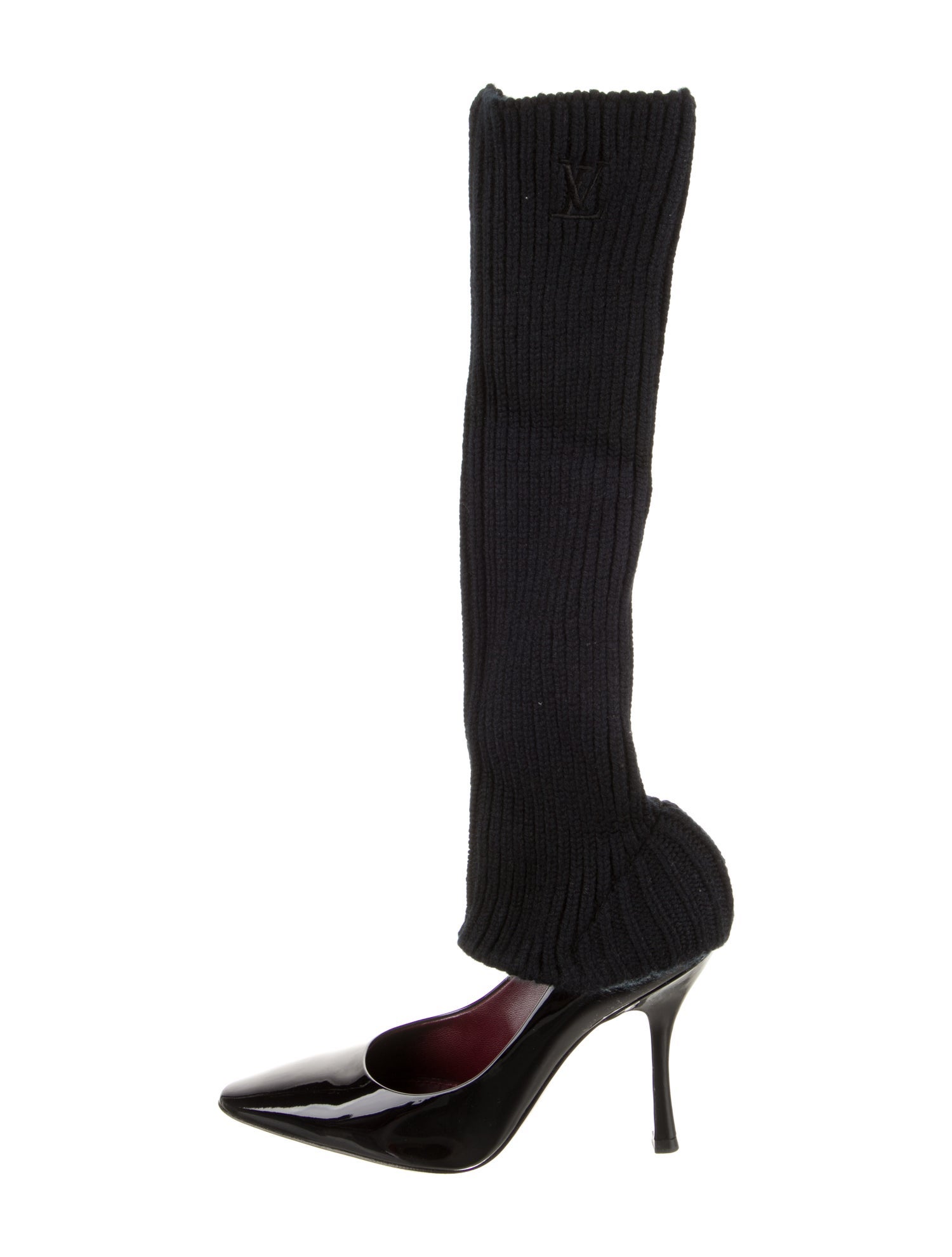 Louis Vuitton Patent Leather Mules