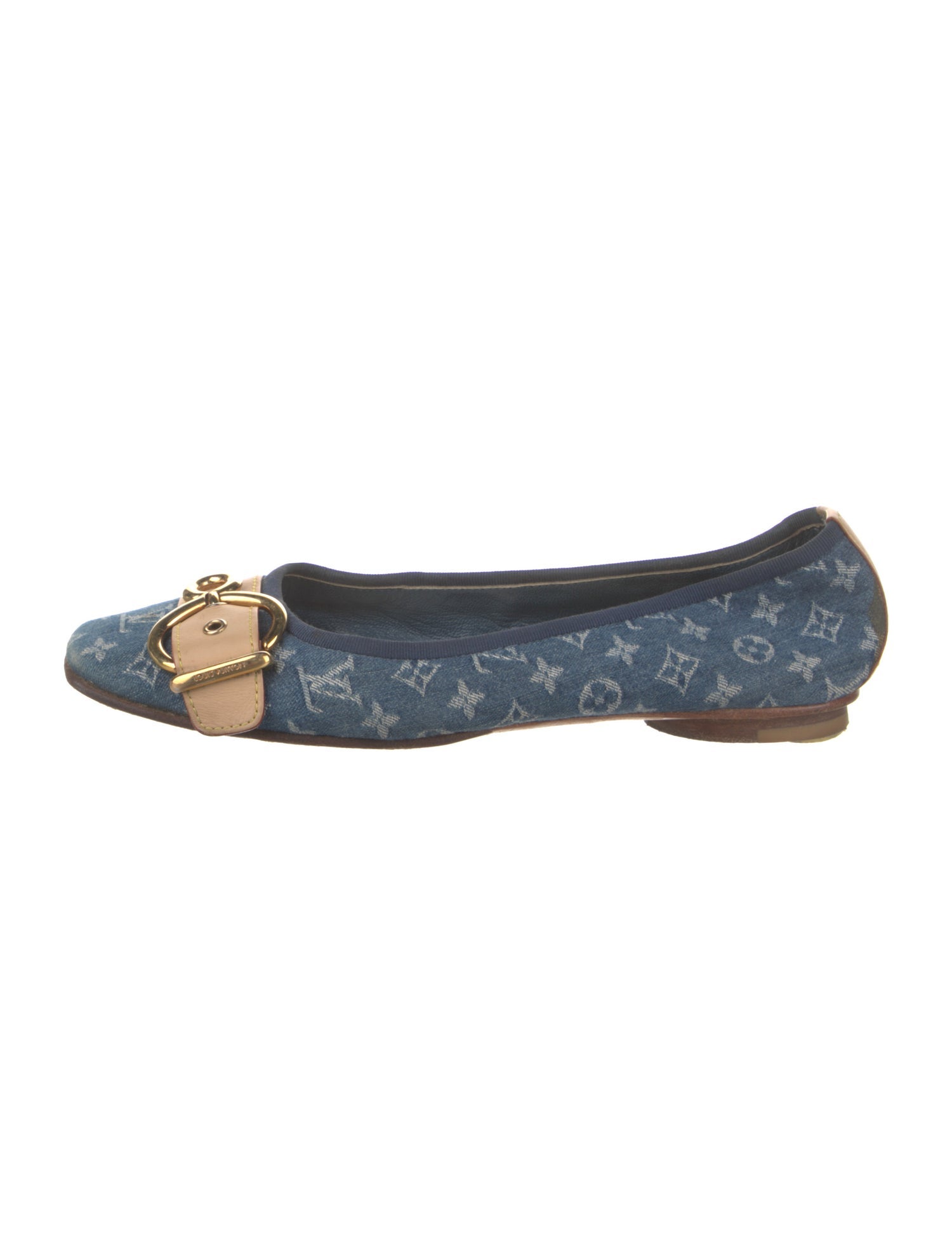Louis Vuitton LV Monogram Denim Ballet Flats