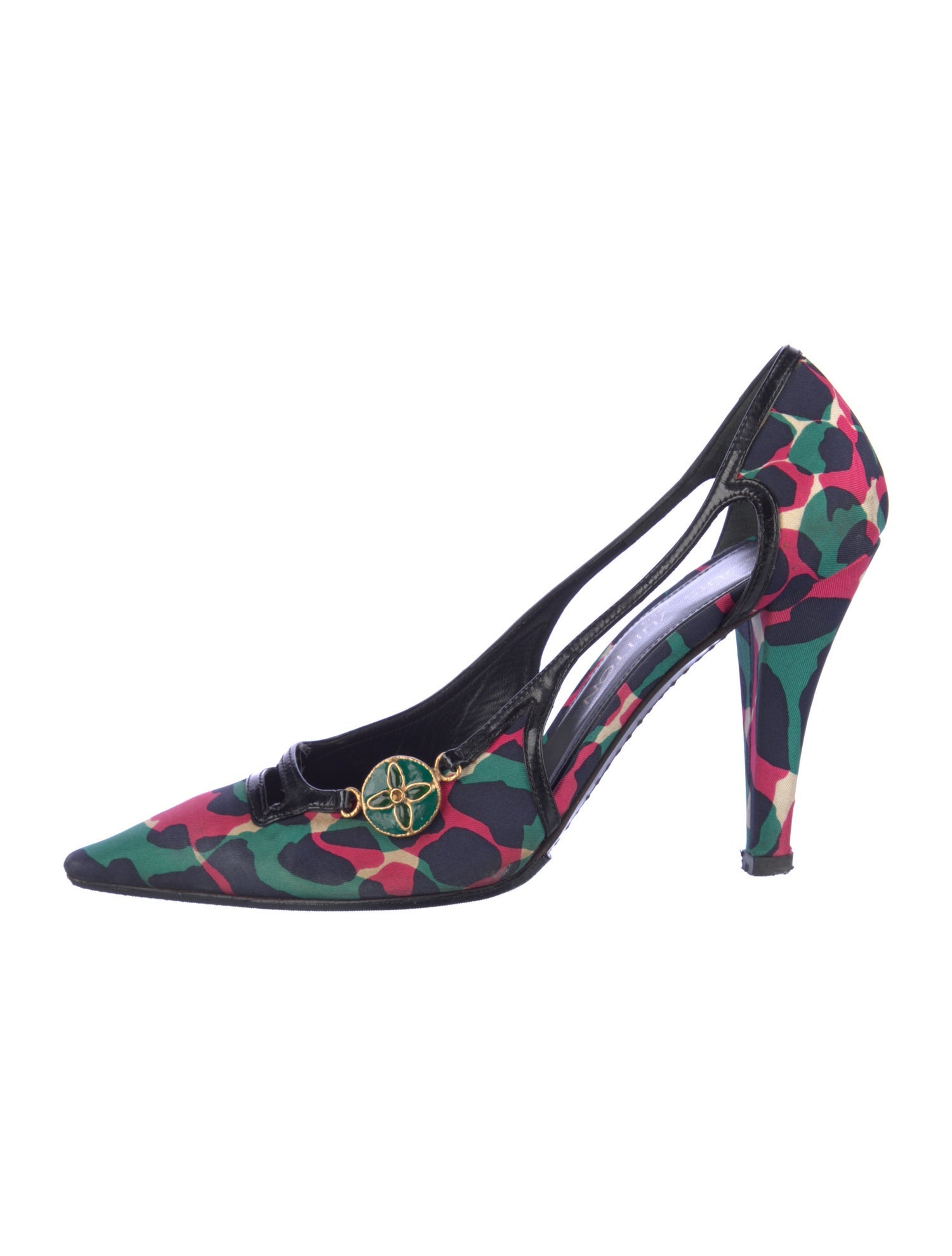 Louis Vuitton Vintage Animal Print Pumps