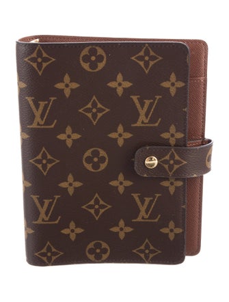 Louis Vuitton Monogram Medium Ring Agenda Cover
