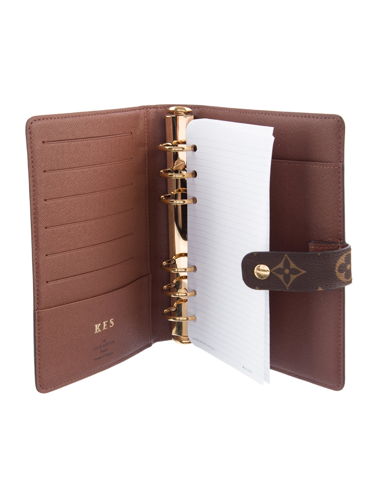 Louis Vuitton Monogram Medium Ring Agenda Cover