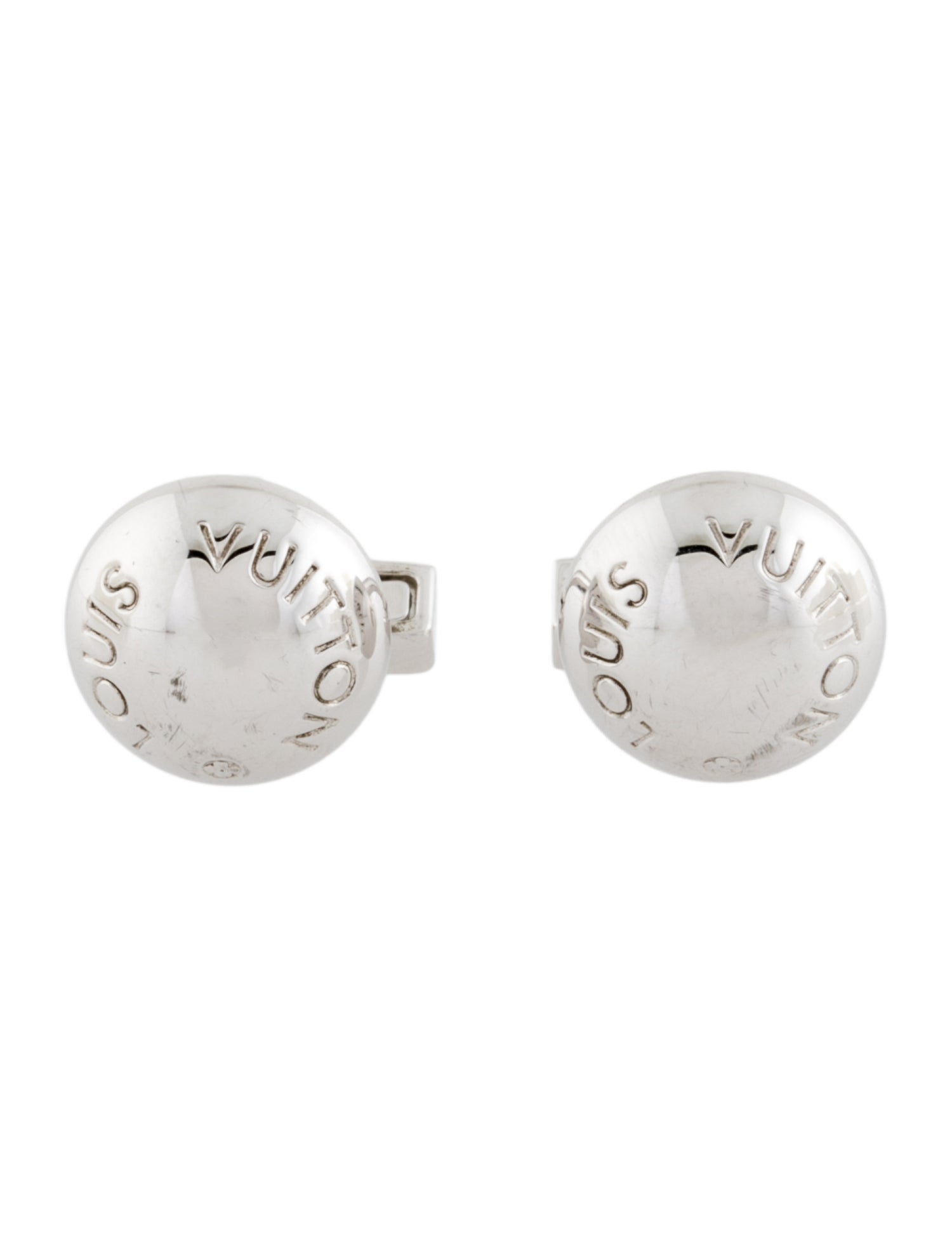 Louis Vuitton Logo Dome Cufflinks